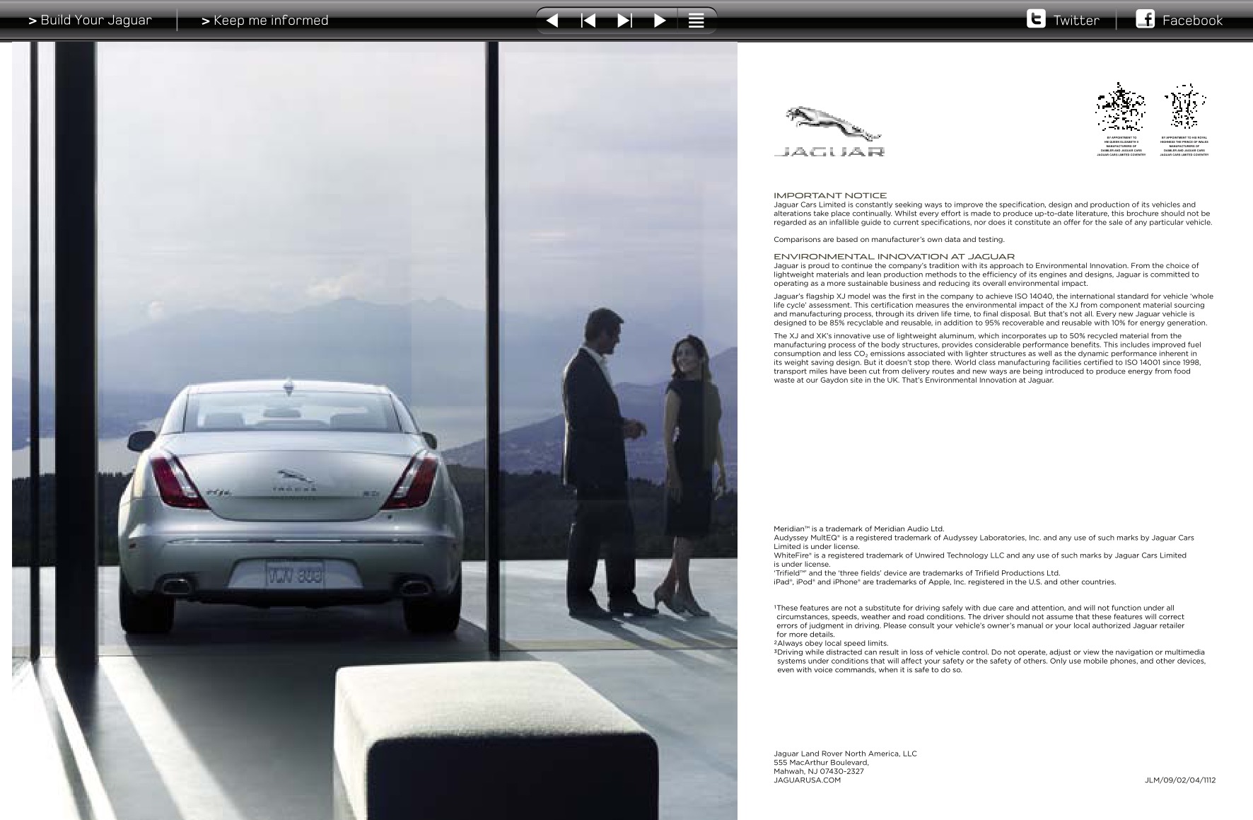 2013 Jaguar XJ Brochure Page 47